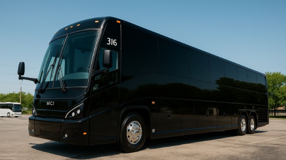 54 passenger charter bus bloomington
