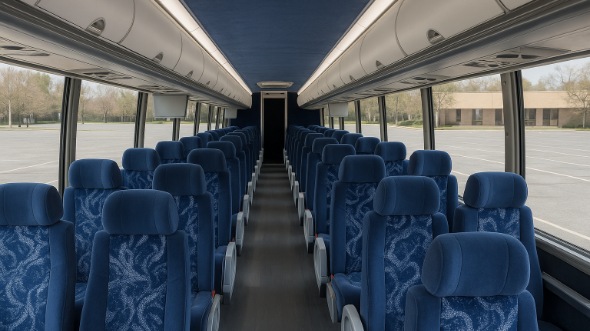 55 passenger charter bus interior bloomington
