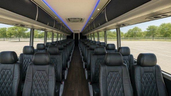 bloomington 55 passenger charter bus rental
