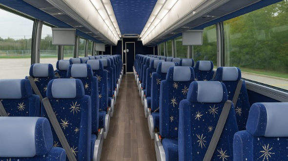 bloomington 56 passenger charter bus rental