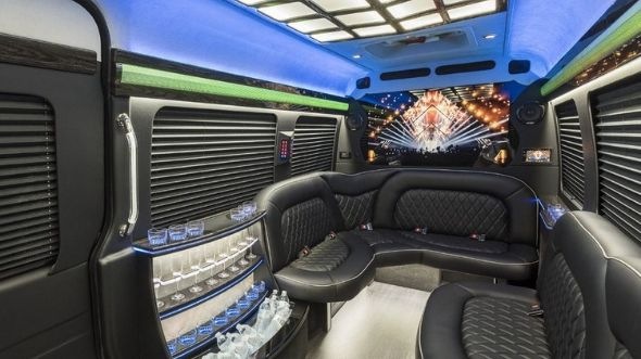 bloomington sprinter limo rental inside