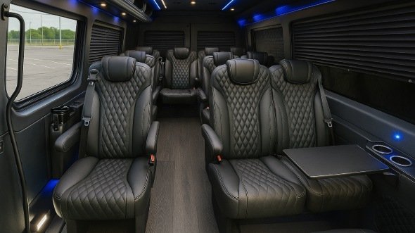 bloomington sprinter van with driver rental