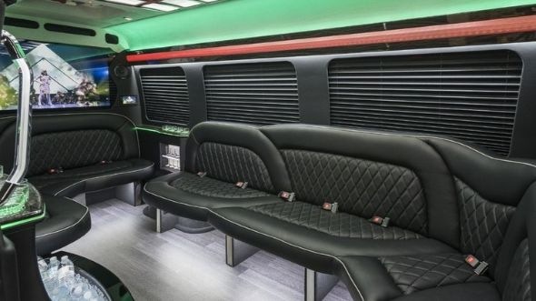sprinter limo rental interior bloomington